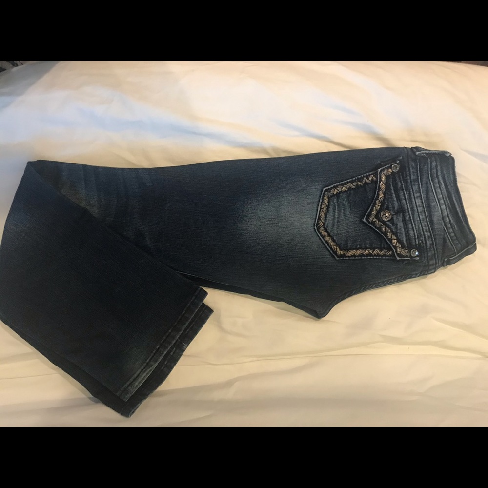Miss Me Signature Rise Boot Cut Jeans